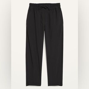 Large old navy stretchtech lightweight pants cropped black lightweight